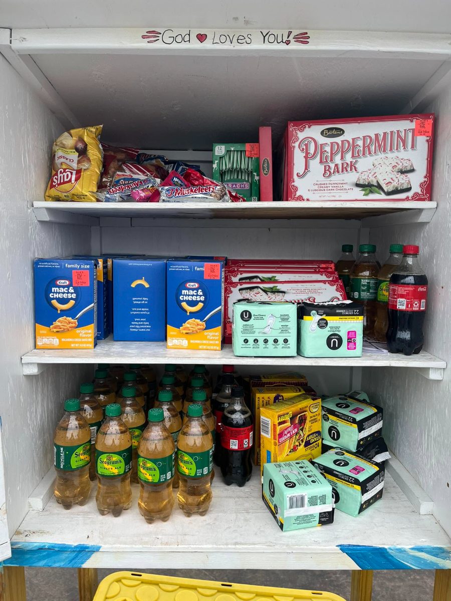 Blessing Box stocked with pantry staples